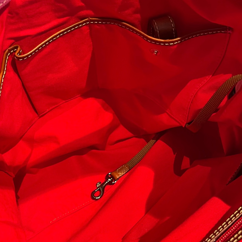 DOONEY & BOURKE PINK SUEDE PURSE - Picture 8 of 16